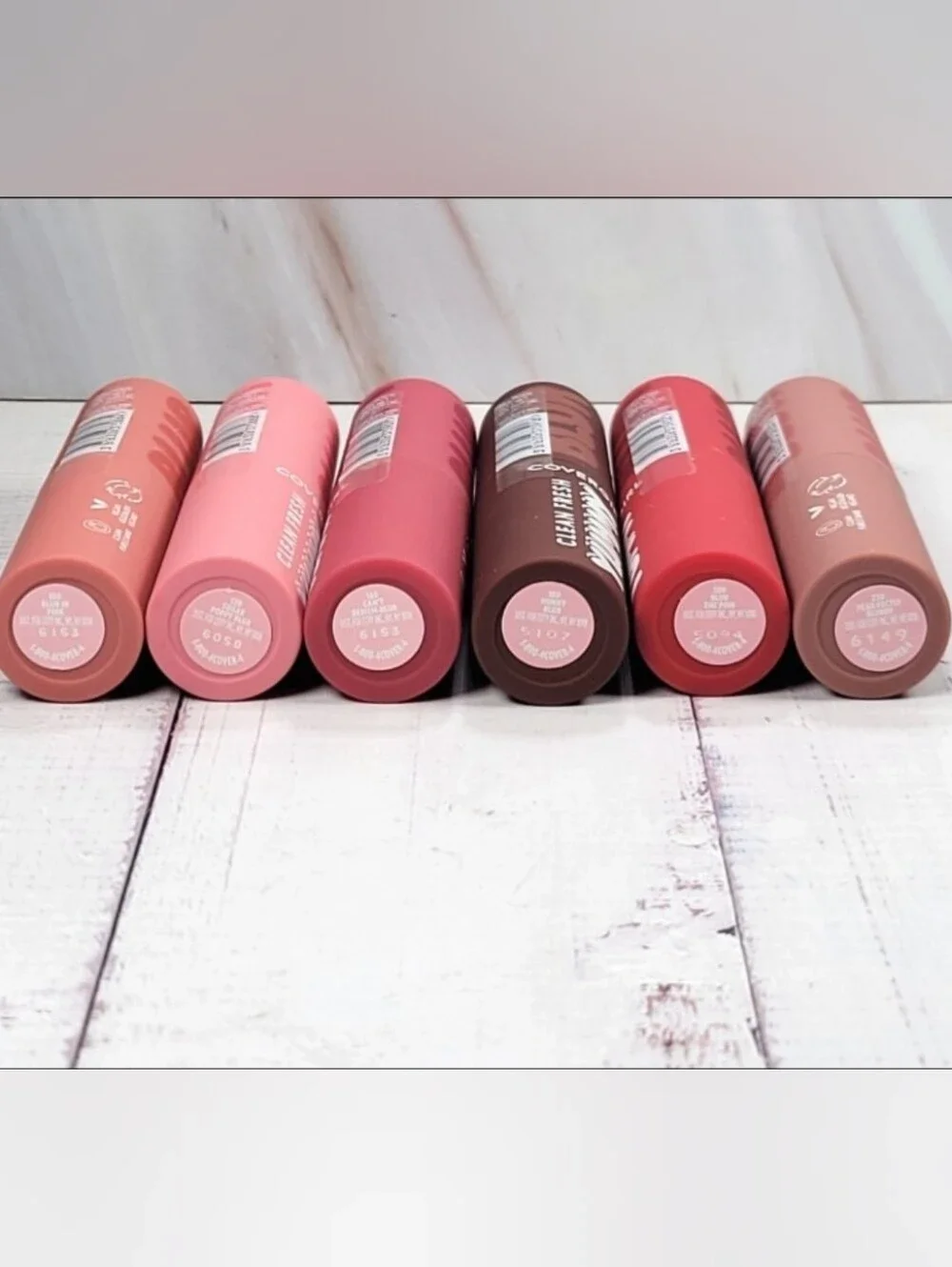 CoverGirl Clean Fresh Yummy Blur Lipstick Bundle NEW!
